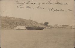 Naval Building on Goat Island (Yerba Buena Island) San Francisco, CA Postcard Postcard Postcard