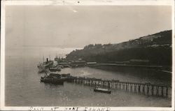 Dock at Goat Island San Francisco, CA Postcard Postcard Postcard