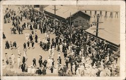 Visiting Day for Sailors Postcard