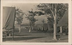 Tents, Naval Base Postcard