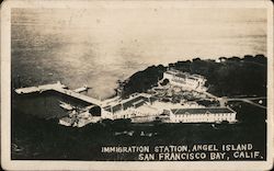 View of Angel Island Immigration Station San Francisco, CA Postcard Postcard Postcard