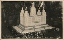 Christmas Cake - U.S. Naval Training Station Postcard