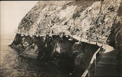 Cliff Walk Around Alcatraz San Francisco, CA Postcard Postcard Postcard