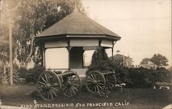 Band Stand Presidio Postcard