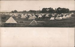 Presidio Refugee Camp- 1906 San Francisco, CA Postcard Postcard Postcard