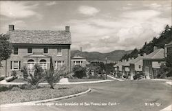 Homes on Liggett Ave - Presidio of San Francisco California Postcard Postcard Postcard