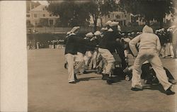 Fight Between Sailors in Presidio San Francisco, CA Postcard Postcard Postcard