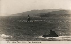 Mile Rocks Light San Francisco, CA Postcard Postcard Postcard