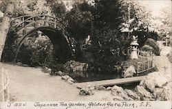 Japanese Tea Garden, Golden Gate Park San Francisco, CA Postcard Postcard Postcard