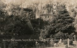 Japanese Tea Garden, Golden Gate Park San Francisco, CA Postcard Postcard Postcard