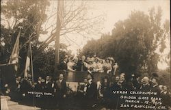 Verdi Celebration Golden Gate Park Postcard