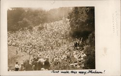 Large Gathering in Outdoor Ampetheater San Francisco, CA Postcard Postcard Postcard