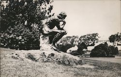 The Thinker Statue in Golden Gate Park San Francisco, CA Postcard Postcard Postcard