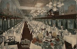 Main Dining Room, St. German Restaurant San Francisco, CA Postcard Postcard Postcard