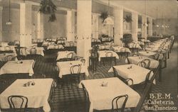 B.E.M. Cafeteria Postcard