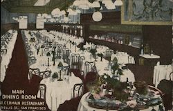 St. Germain Restaurant, Main Dining Room San Francisco, CA Postcard Postcard Postcard