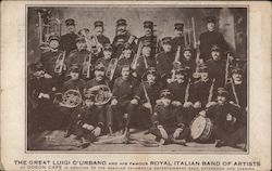 Luigi D'Urbano Italian Band - Odeon Cafe Postcard