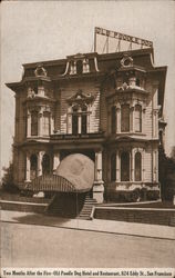 Old Poodle Dog Hotel and Restaurant Postcard