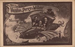 Vardon, Perry & Wilbur - Touring the World San Francisco, CA Postcard Postcard Postcard