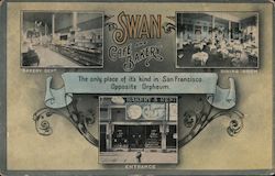 Swan Cafe and Bakery San Francisco, CA Postcard Postcard Postcard