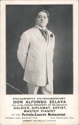 Engagement Extraordinary Don Aflonso Zelaya Postcard