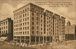 Lankershim Hotel of San Francisco Postcard