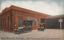 Hotel Whitcomb, Garage Postcard