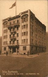 Deleo Apartments 700 O'Farrell St. Cor. Hyde San Francisco, CA Postcard Postcard Postcard