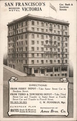 Hotel Victoria Postcard