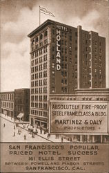 San Francisco's Popular Priced Hotel Success Postcard