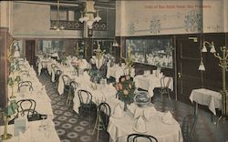 Cafe of Bay State Hotel Postcard