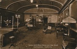 Lounge, Hotel Wilson - Mason near Eddy Street Postcard