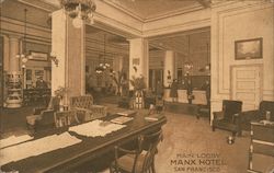 Main Lobby Manx Hotel Postcard