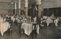 Dining Room, Hotel Arlington, Ellis & Leavenworth Sts. Postcard