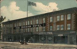 The Mission Hotel, Corner Sixteenth & Howard Sts. Postcard