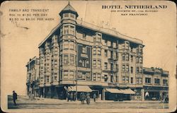 Hotel Netherland San Francisco, CA Postcard Postcard Postcard