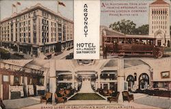 Greetings From California's Most Popular Hotel, Argonaut Hotel Postcard