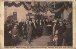 Mayor and Mrs. Rolph and Other Well Known Citizens Registering at Opening of Acme Hotel San Francisco, CA Postcard Postcard Postcard