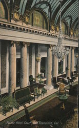 Palace Hotel Court Postcard