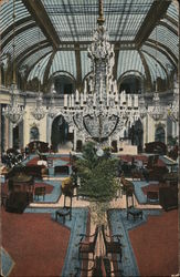 Lobby, Palace Hotel Postcard