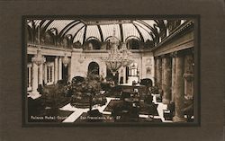 Palace Hotel Court Postcard