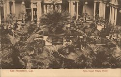 San Francisco, Cal., Palm Court Palace Hotel Postcard