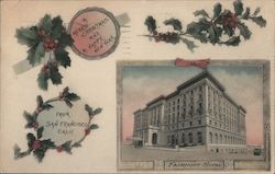 Fairmont Hotel - A Merrie Christmas and A Happy New Year San Francisco, CA Postcard Postcard Postcard