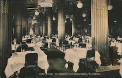 Cafe at Hotel St. Francis San Francisco, CA Postcard Postcard Postcard