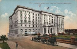 1776 - Fairmont Hotel, Front View, San Francisco, California Postcard