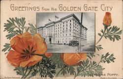 Greetings from the Goden Gate City Postcard