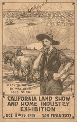 California Land Show and Home Industry Exhibition San Francisco, CA Postcard Postcard Postcard