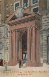 Entrance Central Building, Young Men's Christian Association San Francisco, CA Postcard Postcard Postcard