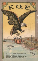 F.O.E. San Francisco Postcard