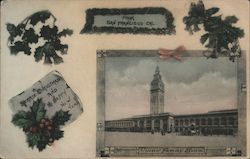 Union Ferry Bldg. Postcard